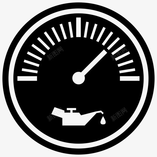 机油表机油刻度盘指针图标svg_新图网 https://ixintu.com 压力 发动机 指针 显示器 机油刻度盘 机油表 汽车仪表 润滑油