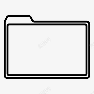 文件夹硬纸板计算机文件夹图标图标