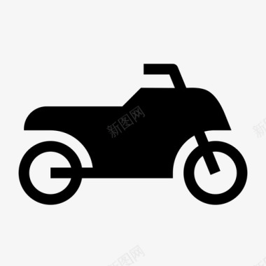 摩托车交通工具越野车图标图标