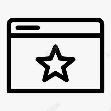 浏览器收藏夹网络浏览器明星图标图标