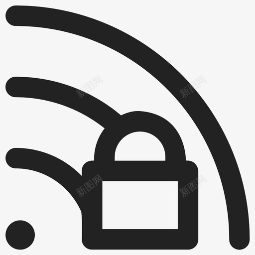 受保护wifiwifi锁定震动图标svg_新图网 https://ixintu.com wifi信号 wifi锁定 互联网 受保护wifi 广播 振荡 放牧 浪涌 爆发 震动