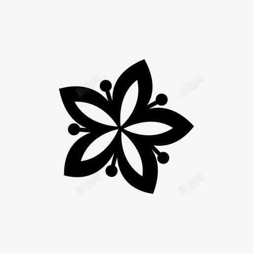 花1花园图标svg_新图网 https://ixintu.com 1 室外 简单 自然 花 花园