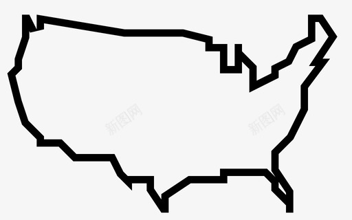 美国国家土地图标图标