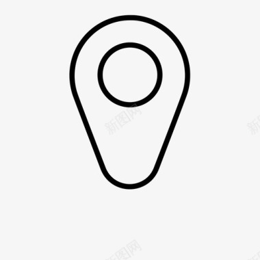 地图图钉位置地点图标图标