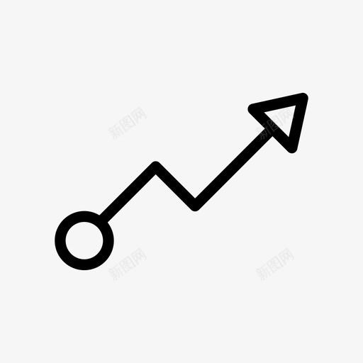 增加分享业绩图标svg_新图网 https://ixintu.com 业务 业绩 分享 向上 图形用户界面 增加 增长 收益 数字 箭头