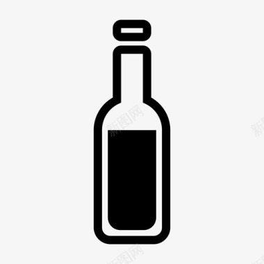 瓶子酒瓶液体图标图标