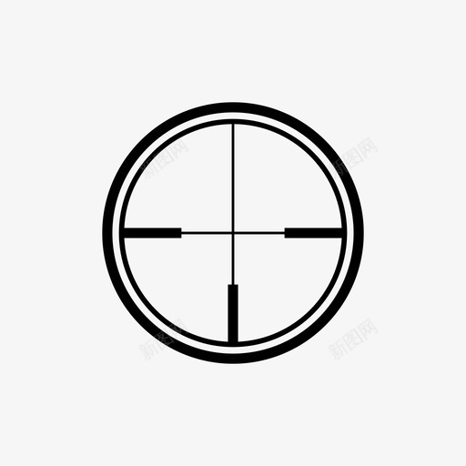 十字准线瞄准火力图标svg_新图网 https://ixintu.com 十字准线 射击 战场 火力 目标 瞄准 瞄准点 范围