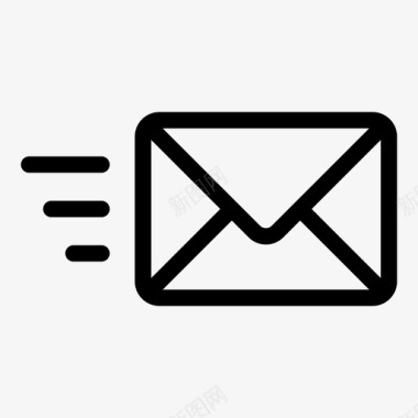 发送邮件通信电子邮件图标图标