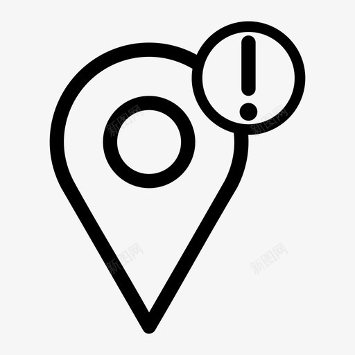 警告地图图钉1指南针图标svg_新图网 https://ixintu.com 1 占位符 地图位置 感叹号 我的位置 指南针 警告地图图钉