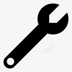智能建造扳手工具智能手机图标高清图片
