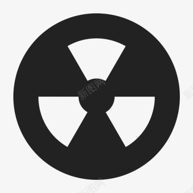 放射性化学危险图标图标