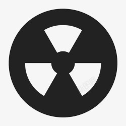 放射性物质放射性化学危险图标高清图片