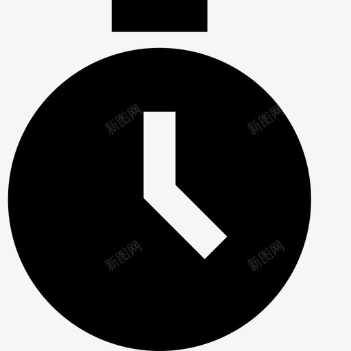 秒表定时滴答声图标svg_新图网 https://ixintu.com 倒计时 剩余秒数 动作 定时 急 日程表 时钟 滴答声 秒表 简单基本