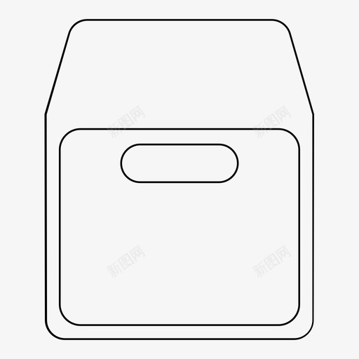 纸箱箱包装存放图标svg_新图网 https://ixintu.com 箱包装存放 纸箱