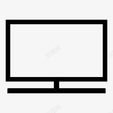 显示器视频电视图标图标