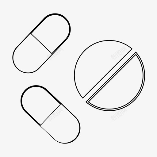 药物药物治疗健康图标svg_新图网 https://ixintu.com 药物 药物治疗健康