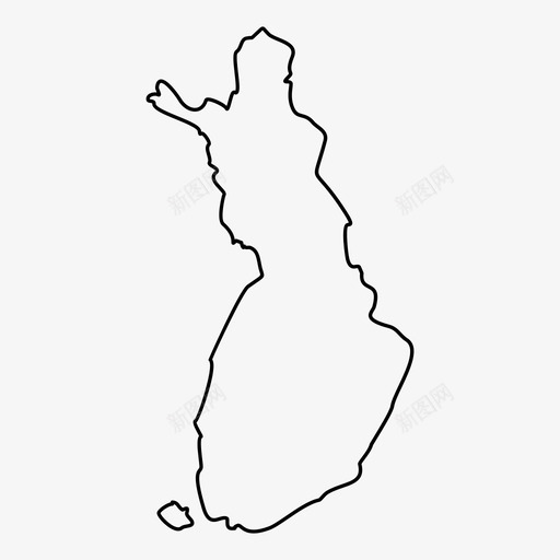 芬兰地理位置地图图标svg_新图网 https://ixintu.com 世界地图轮廓 图钉 地图 地点 地理位置 导航 芬兰 芬兰地图 轨迹