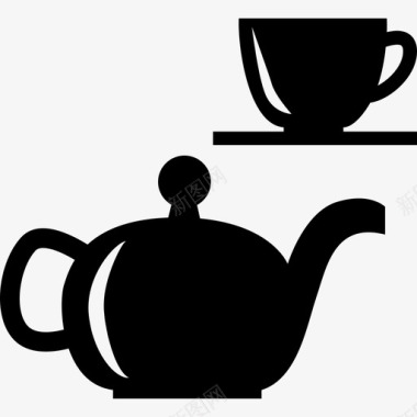 茶具食物厨房图标图标