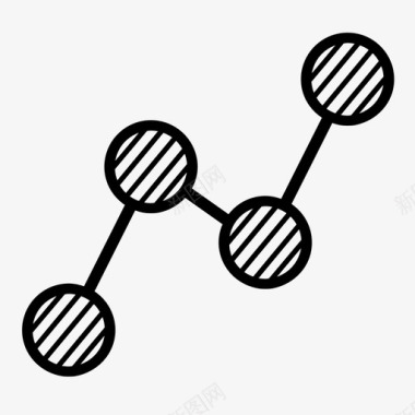 层次结构修剪喘振图标图标