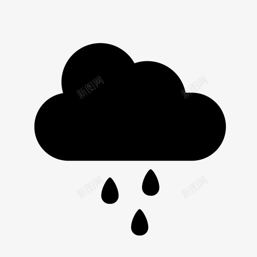 雨天气雨伞图标svg_新图网 https://ixintu.com 下雨 云 冬天 天气 寒冷 悲伤 沉闷 雨 雨伞 黑暗