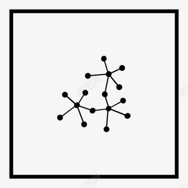 连接连接连接分布式网络图标图标
