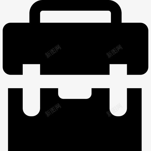 黑色手提箱商务免费的商务图标svg_新图网 https://ixintu.com 免费的商务 商务 黑色手提箱