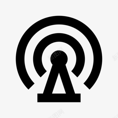 wifi塔网络技术材料图标图标