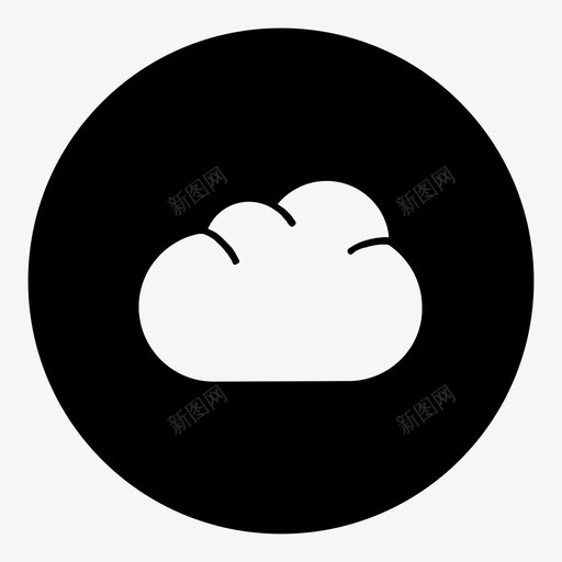 云凝结自然图标svg_新图网 https://ixintu.com 云 云气象凝结 凝结 天气 天际线 自然 轨道