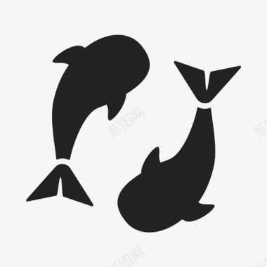 锦鲤动物鱼图标图标