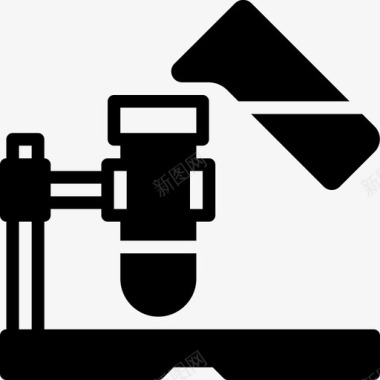 实验室样品试管科学家图标图标