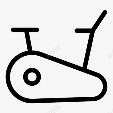固定自行车运动踏板图标图标