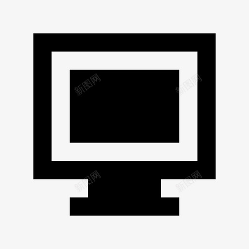 显示器电子和设备材料图标svg_新图网 https://ixintu.com 显示器 电子和设备材料图标