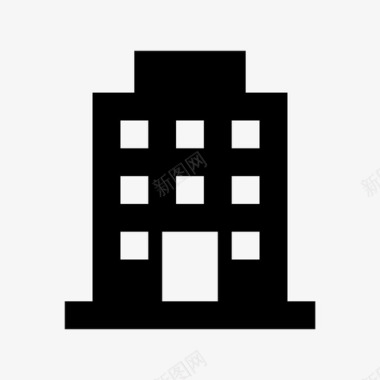 住宅公寓公寓办公楼图标图标