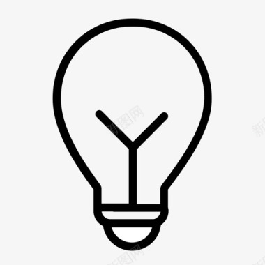 电灯泡科学物理与研究图标图标