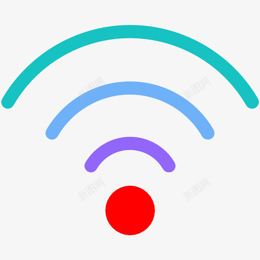 wifi信号无线悸动图标svg_新图网 https://ixintu.com wifi信号 广播 悸动 接收 无线 无线互联网 标记 波峰 流 脉冲