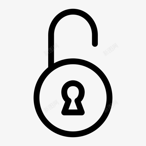 打开锁解锁信号图标svg_新图网 https://ixintu.com 保险箱 信号 储物柜 安全漏洞 打开锁 解锁 进入 钥匙