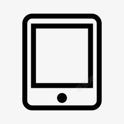 便携式电视平板电脑触摸屏智能手机图标高清图片