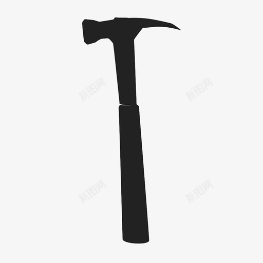 锤子工具展示件图标svg_新图网 https://ixintu.com 展示件 工具 木锤 材料 物品 锤击 锤子