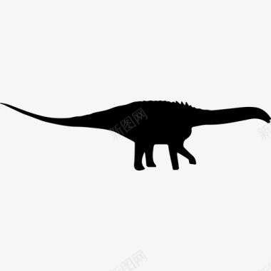 恐龙侧视图形状动物动物王国图标图标