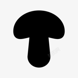 蚝菇蘑菇毒菌蚝菇图标高清图片