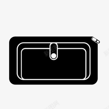 钱包包携带图标图标