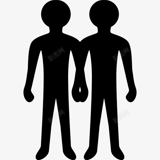 双子座男性双胞胎星座符号图标svg_新图网 https://ixintu.com 双子座男性双胞胎星座符号