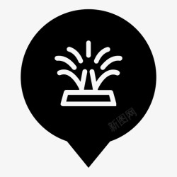 水疗功能坐便器喷泉计划婚姻图标高清图片