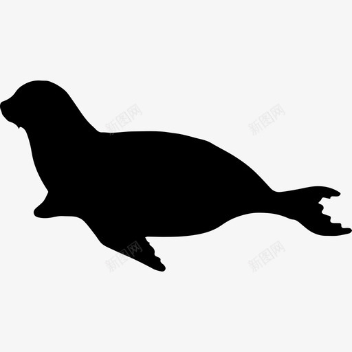 海狮哺乳动物动物外形动物动物王国图标svg_新图网 https://ixintu.com 动物 动物王国 海狮哺乳动物动物外形