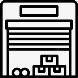 储存装置储存运输物品图标高清图片