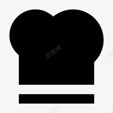 厨师帽食品和饮料材料标图标图标