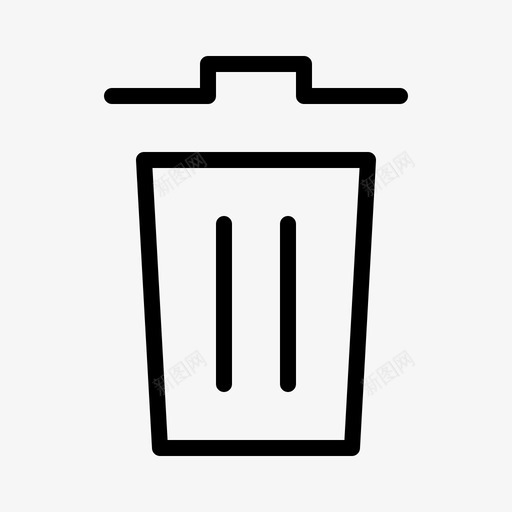 垃圾桶垃圾扔掉图标svg_新图网 https://ixintu.com web web应用程序 回收 垃圾 垃圾桶 垃圾箱 应用程序 扔掉 按钮 界面 软件