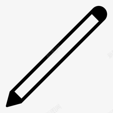 铅笔悸动触笔图标图标