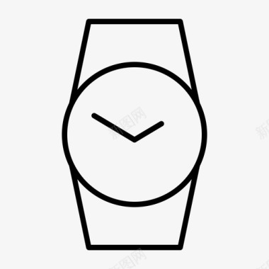 手表圆圈时钟图标图标