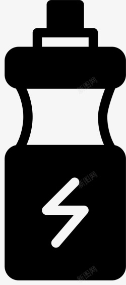 健康物品水瓶物体材料图标高清图片
